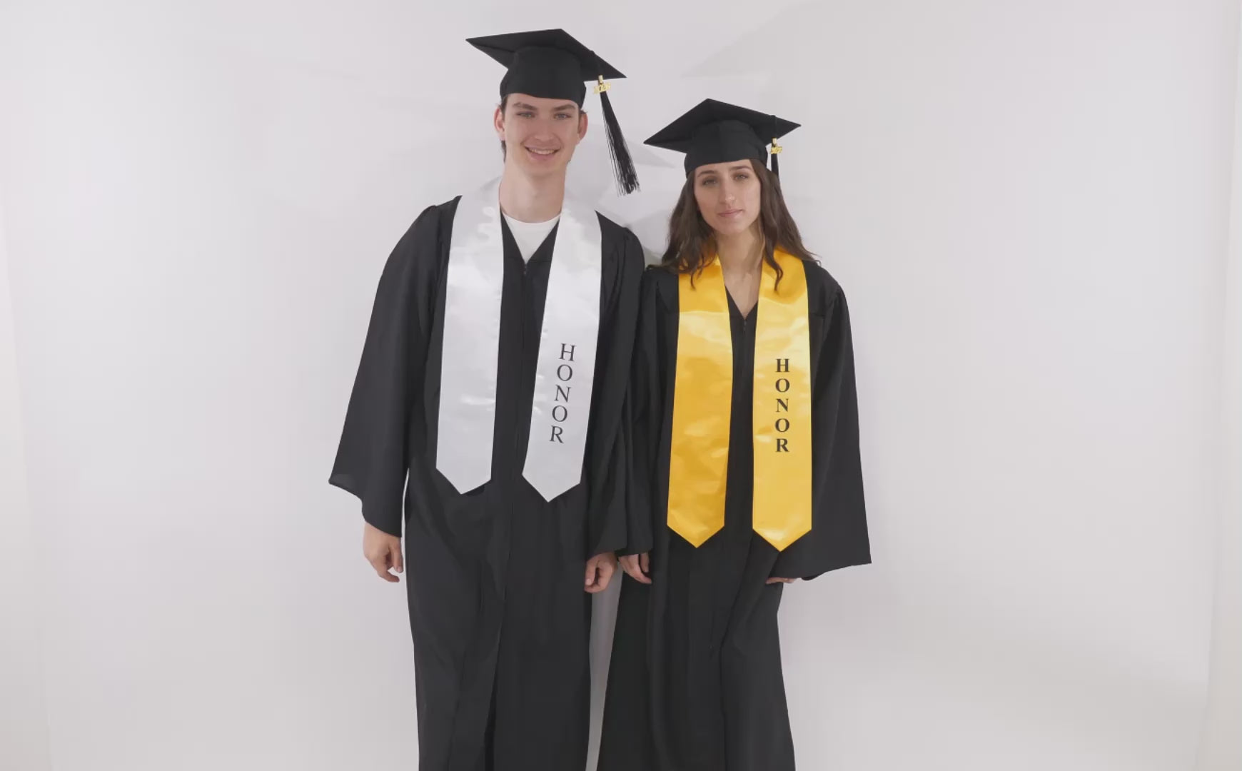 White Honors Stole for Graduation