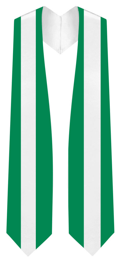 Nigeria Graduation Stole -  Nigeria Flag Sash