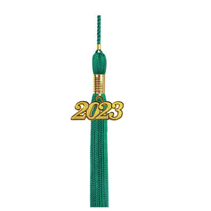 Matte Emerald Green Graduation Cap & Gown