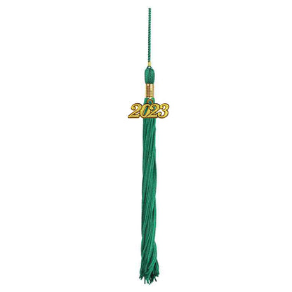 Matte Emerald Green Graduation Cap & Gown