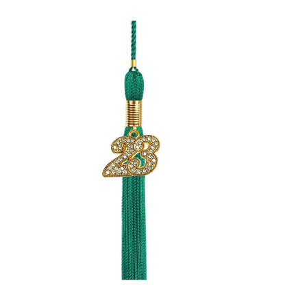Matte Emerald Green Graduation Cap & Gown