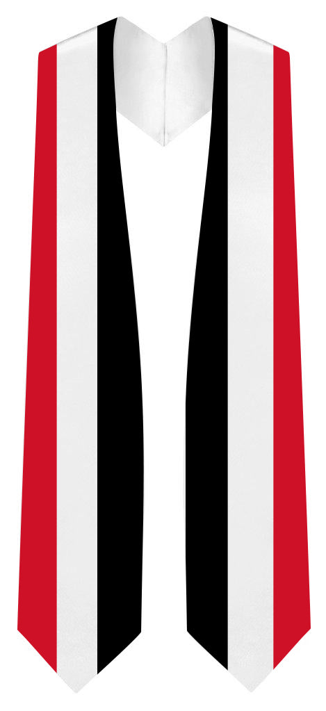 Yemen Graduation Stole -  Yemen Flag Sash