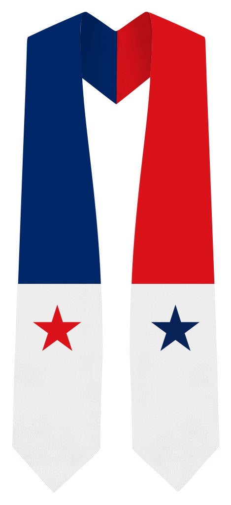 Panama Graduation Stole - Panama Flag Sash