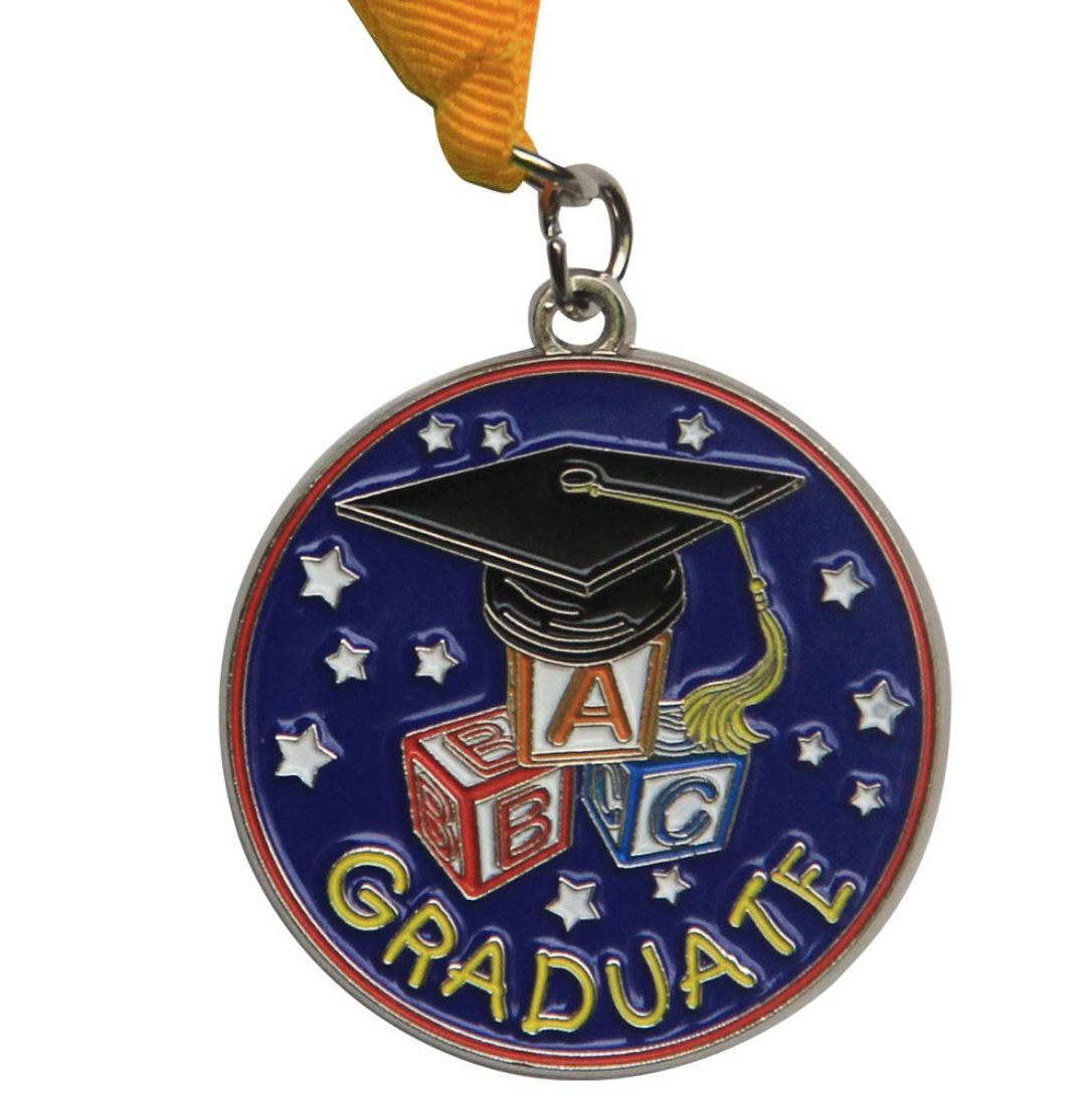 Childs Graduation Medal - Preschool & Kindergarten