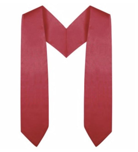 Red Preschool / Kindergarten Graduation Stole - GradCanada