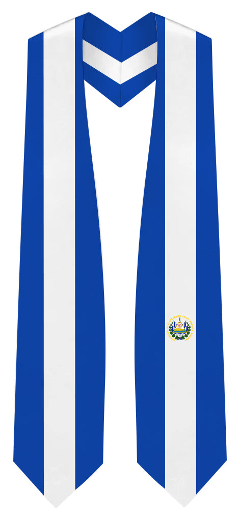 El Salvador Graduation Stole -  El Salvador Flag Sash
