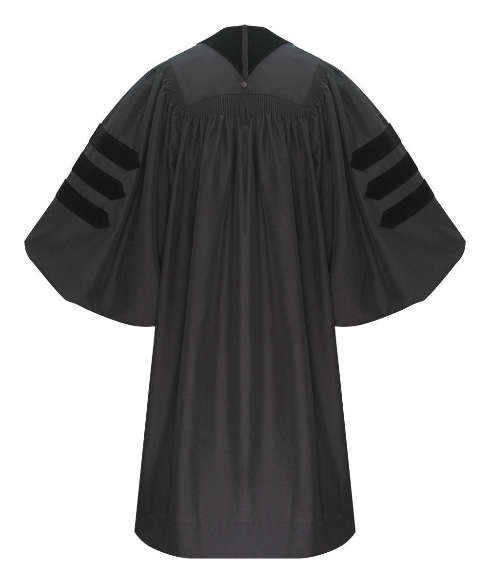 Deluxe Doctoral Graduation Gown - Academic Regalia - GradCanada