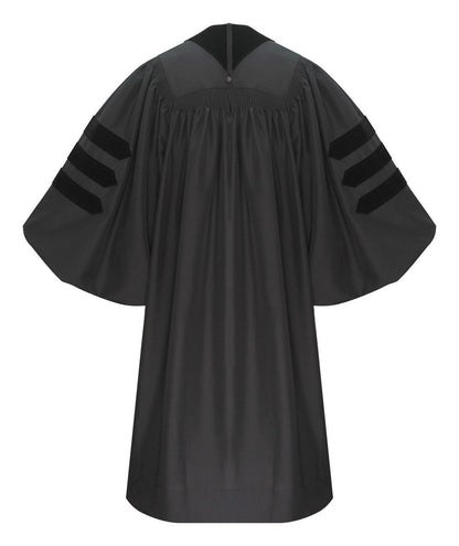 Deluxe Doctoral Graduation Gown - Academic Regalia - GradCanada