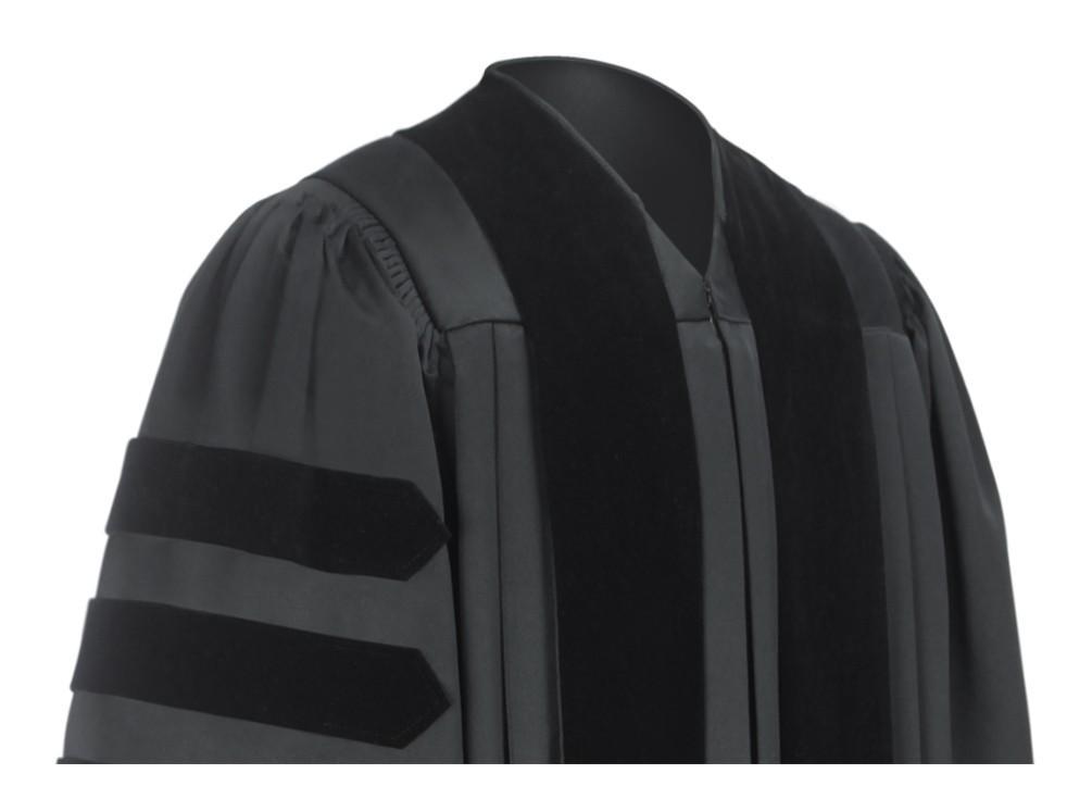 Deluxe Doctoral Graduation Gown - Academic Regalia - GradCanada