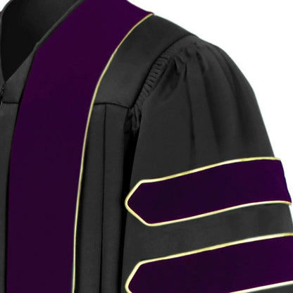 Doctor of Law Doctoral Gown - Academic Regalia - Graduation Cap and Gown