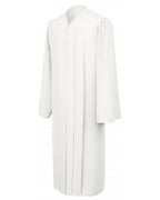 Matte White Bachelors Graduation Gown - College & University - GradCanada