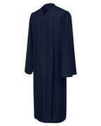 Matte Navy Blue Bachelors Graduation Gown - College & University - GradCanada