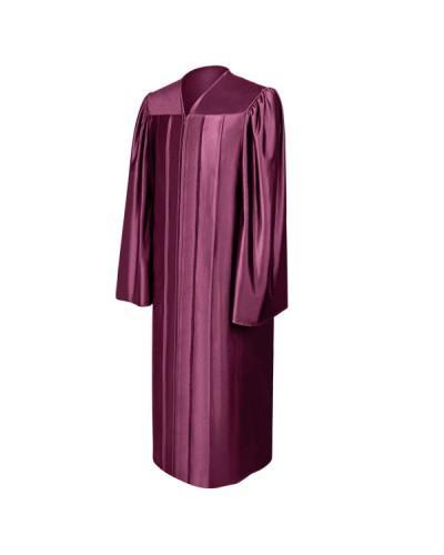 Shiny Maroon Bachelors Graduation Gown - College & University - GradCanada