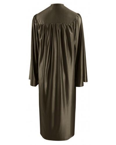 Shiny Brown Bachelors Graduation Gown - College & University - Graduation Cap and Gown