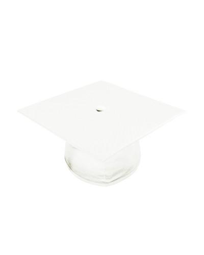 Shiny White Bachelors Cap & Gown - College & University - Graduation Cap and Gown