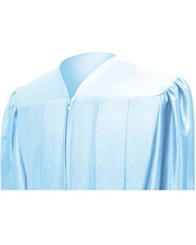 Shiny Light Blue Bachelors Cap & Gown - College & University - Graduation Cap and Gown