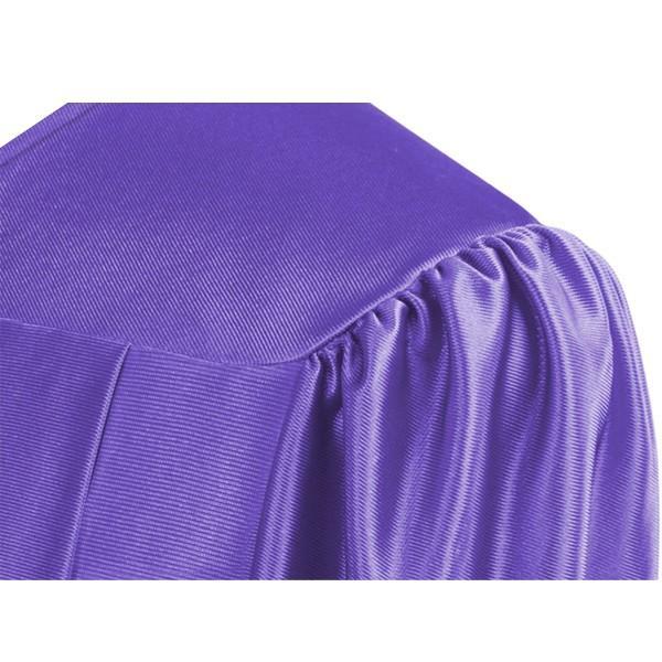 Shiny Purple Bachelors Cap & Gown - College & University - Graduation Cap and Gown