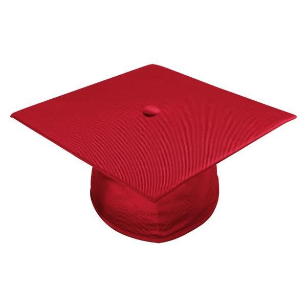 Shiny Red Bachelors Cap & Gown - College & University - Graduation Cap and Gown