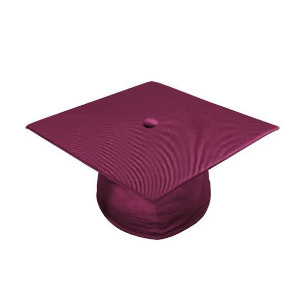 Shiny Maroon Bachelors Cap & Gown - College & University - Graduation Cap and Gown