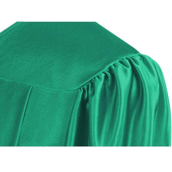 Shiny Emerald Green Graduation Cap & Gown - GradCanada