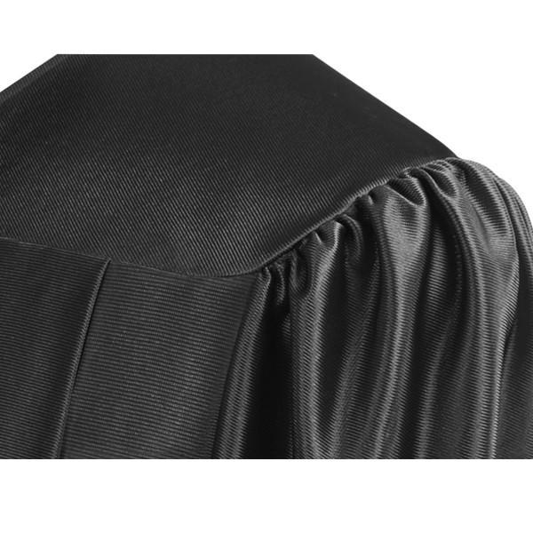 Shiny Black High School Graduation Cap & Gown - Graduation Cap and Gown