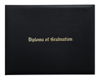 Black Imprinted Diploma Cover - High School Diploma Covers - GradCanada
