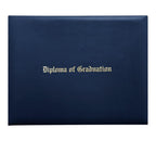 Navy Blue Imprinted Diploma Cover - High School Diploma Covers - GradCanada
