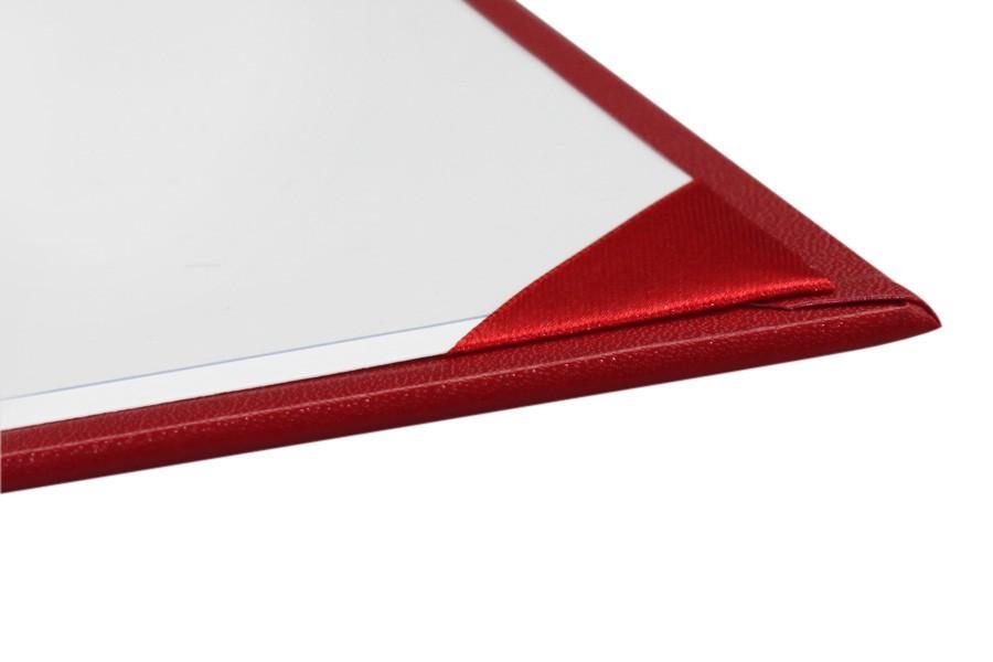 Red Imprinted Diploma Cover - High School Diploma Covers - GradCanada