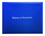 Royal Blue Imprinted Diploma Cover - High School Diploma Cover - GradCanada