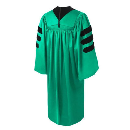 Deluxe Emerald Doctoral Gown