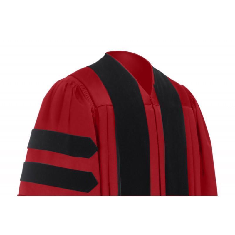 Deluxe Red Doctoral Gown