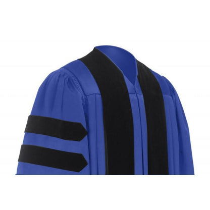Deluxe Royal Blue Doctoral Gown