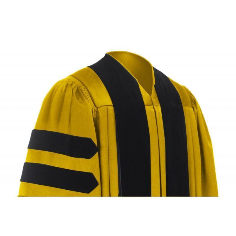 Deluxe Gold Doctoral Gown