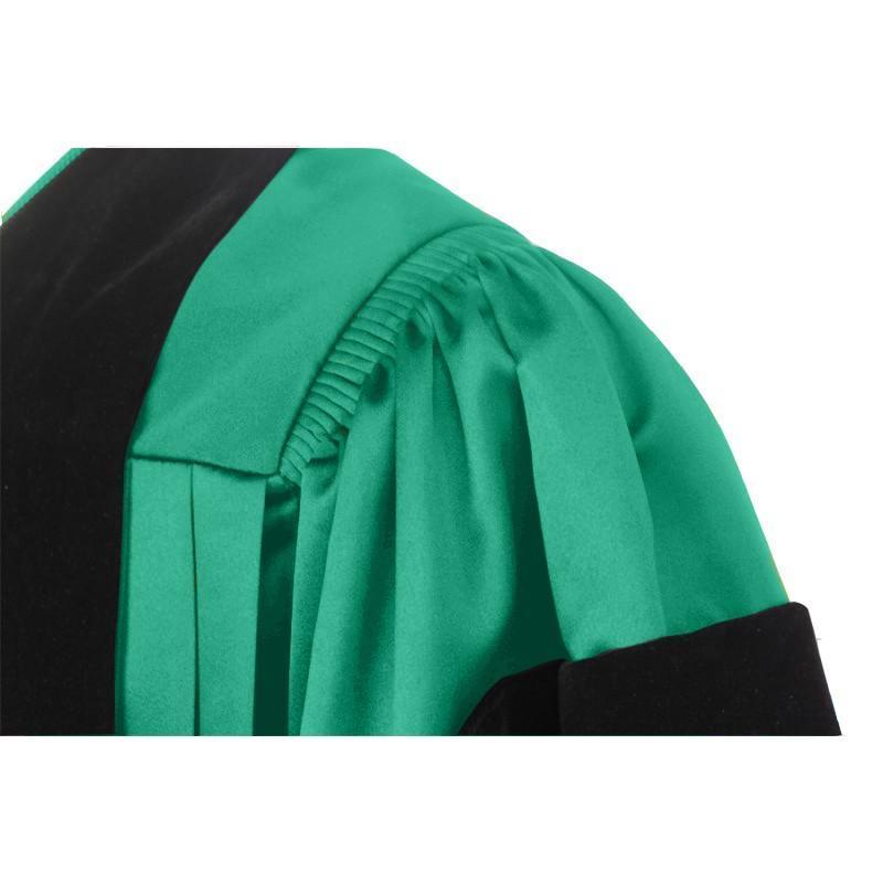 Deluxe Emerald Doctoral Gown