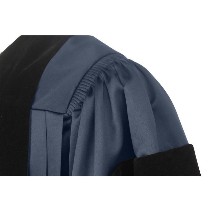 Deluxe Navy Blue Doctoral Gown