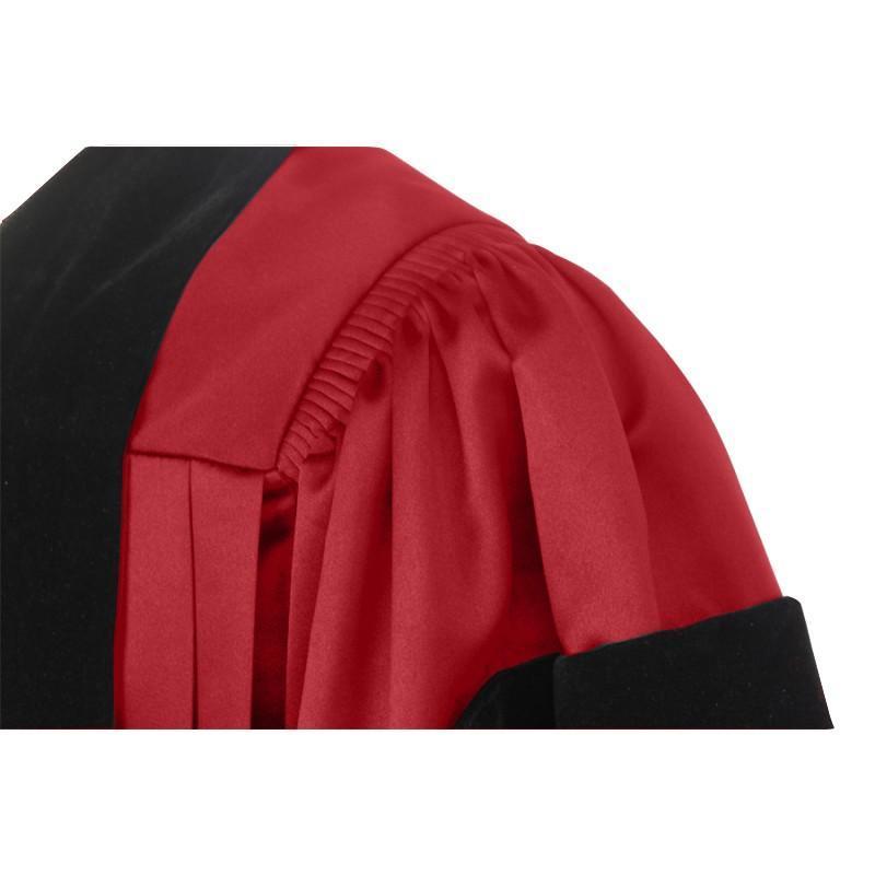 Deluxe Red Doctoral Gown