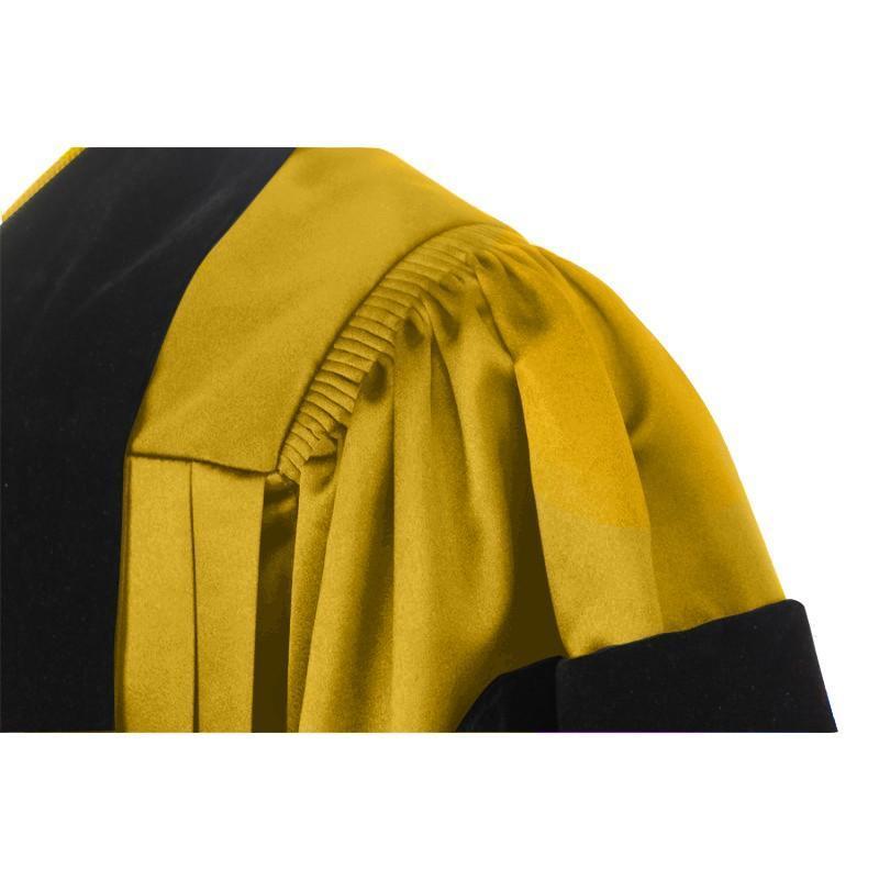 Deluxe Gold Doctoral Gown