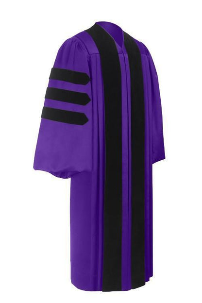 Deluxe Purple Doctoral Gown