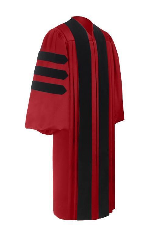 Deluxe Red Doctoral Gown