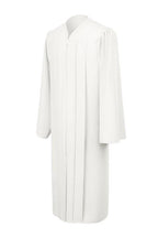 Matte White High School Graduation Gown - GradCanada