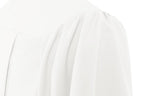 Matte White High School Graduation Gown - GradCanada