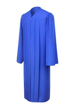 Matte Royal Blue High School Graduation Gown - GradCanada