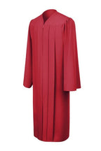 Matte Red High School Graduation Gown - GradCanada