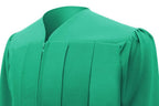 Matte Emerald Green High School Graduation Gown - GradCanada