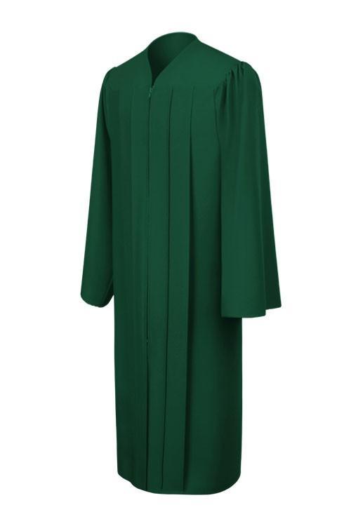 Matte Hunter High School Graduation Gown - GradCanada