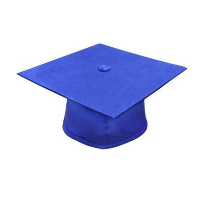 Matte Royal Blue High School Graduation Cap and Gown - Graduation Cap and Gown