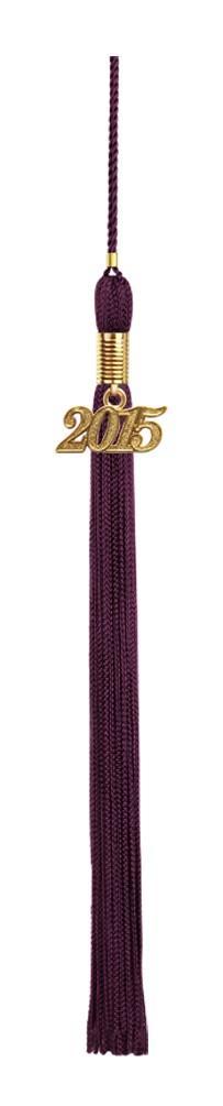 Matte Maroon High School Cap & Tassel - Graduation Caps - GradCanada