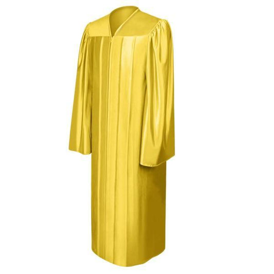Shiny Gold High School Graduation Gown - GradCanada