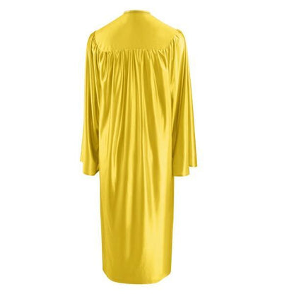 Shiny Gold High School Graduation Gown - GradCanada