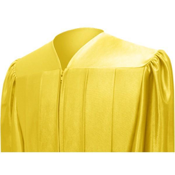 Shiny Gold High School Graduation Gown - GradCanada